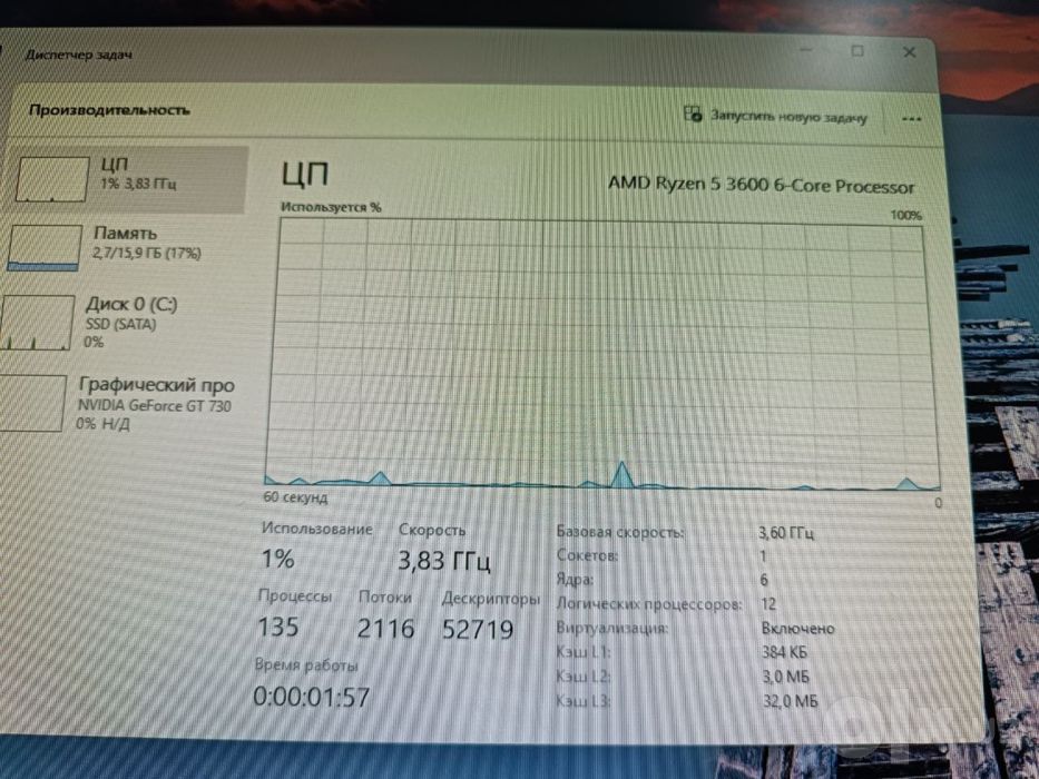 AMD Ryzen 5 3600 L3 32M