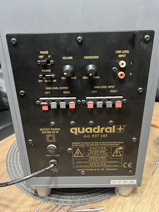 Активен суббуфер yamaha и quadral mk 2