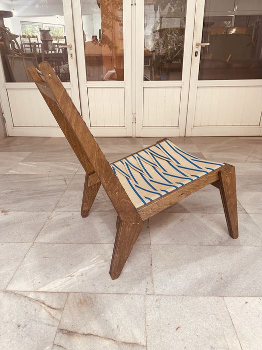 Скандинавски дизайнерски lounge стол от Швеция – mid-century стил