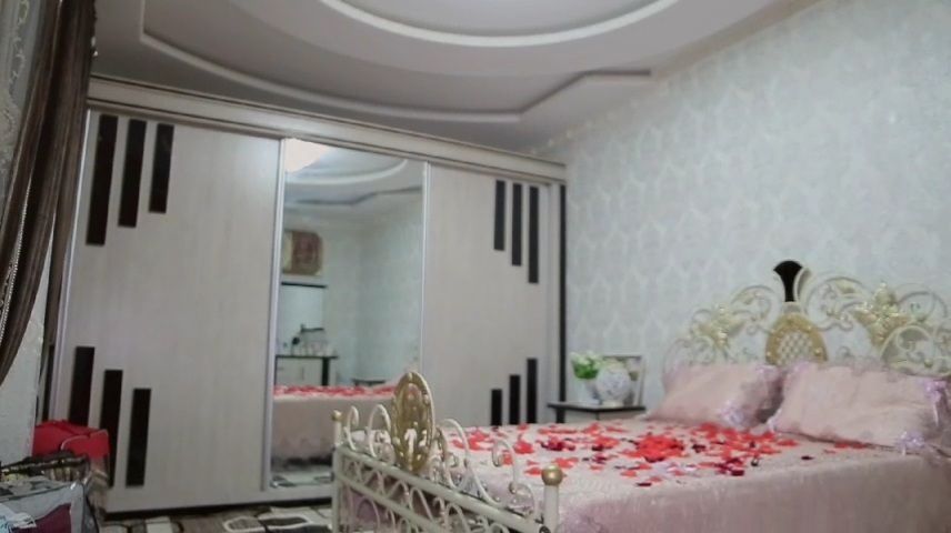 Temirli kovka gulli spalniy krovat sotilad