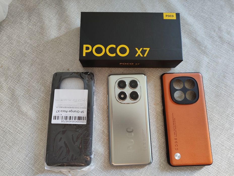 Poco X7 12gb/512gb Сив с ГАРАНЦИЯ + зарядно