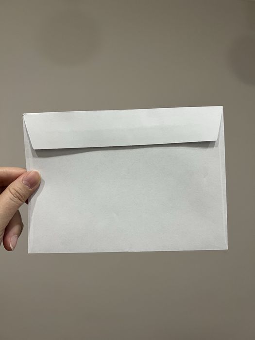 Белые конверты С6, 114 х 162 мм.