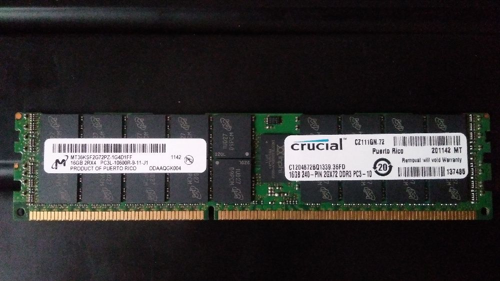 DDR3 ECC/ECC Registered памет - 16GB/8GB/4GB/2GB Server & Workstation