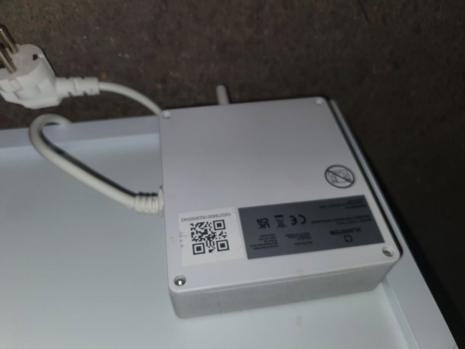 Електрическа печка с пейзаж