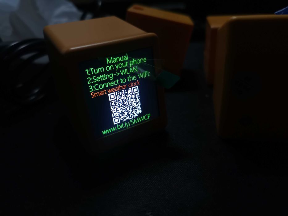 Mini statie meteo WiFI IoT display 2.8x2.8 cm AccuWeather smart