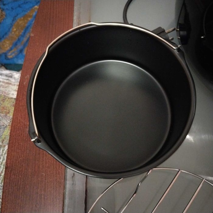 Фритюрник с горещ въздух Еърфрайер Star Light Airfryer ЧЕРЕН