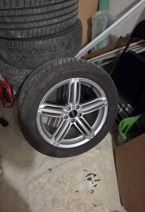 Джанти за Audi + гуми Firestone + фланци