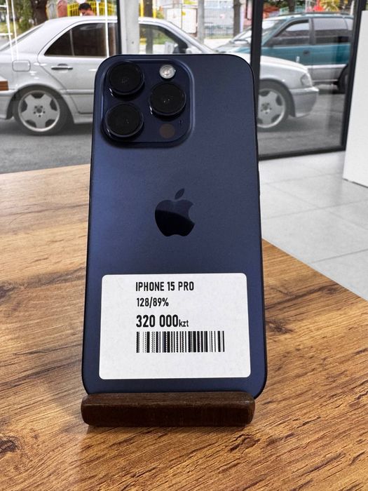 Айфон15Про•128ГБ/89%көктитан
