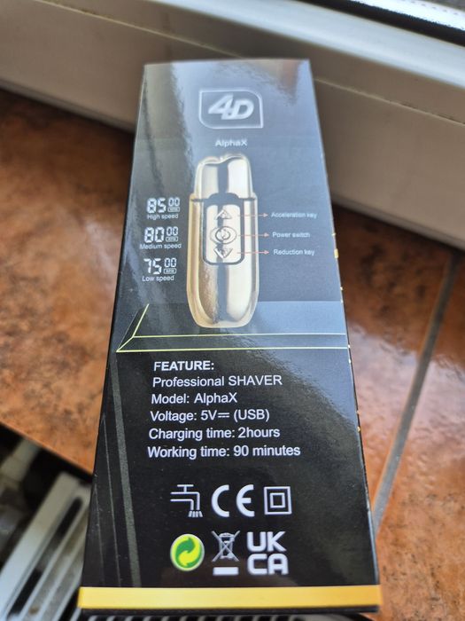 Aparat de Ras Electric Profesional 4D BIRAI®, Shaver 8500 RPM Nou