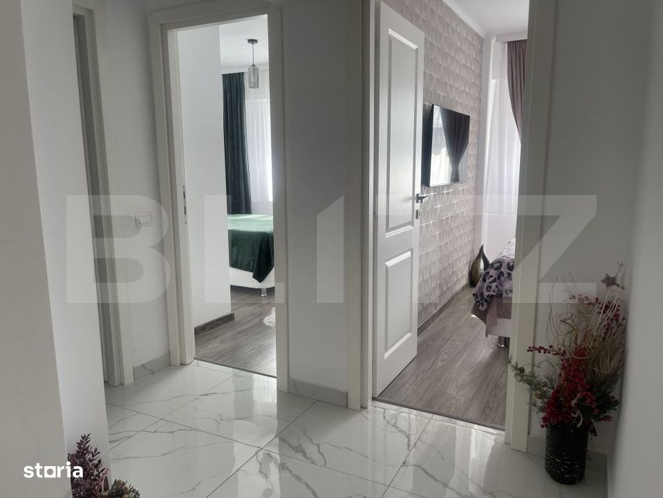 Apartament 3 camere | Renovat modern | Dressing in dormitoare | Etaj
