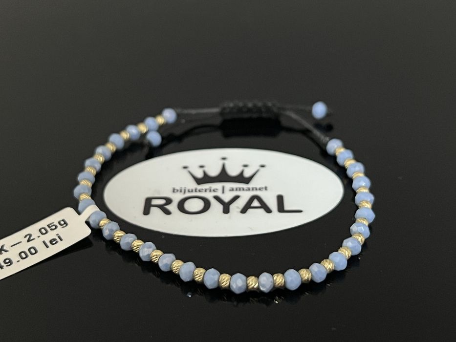 Bijuteria Royal CB : Bratara cu snur aur 14k 2,05gr