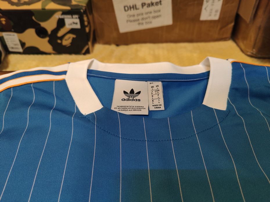 Футболен екип с дълъг ръкав Real Madrid Adidas terrace icons retro