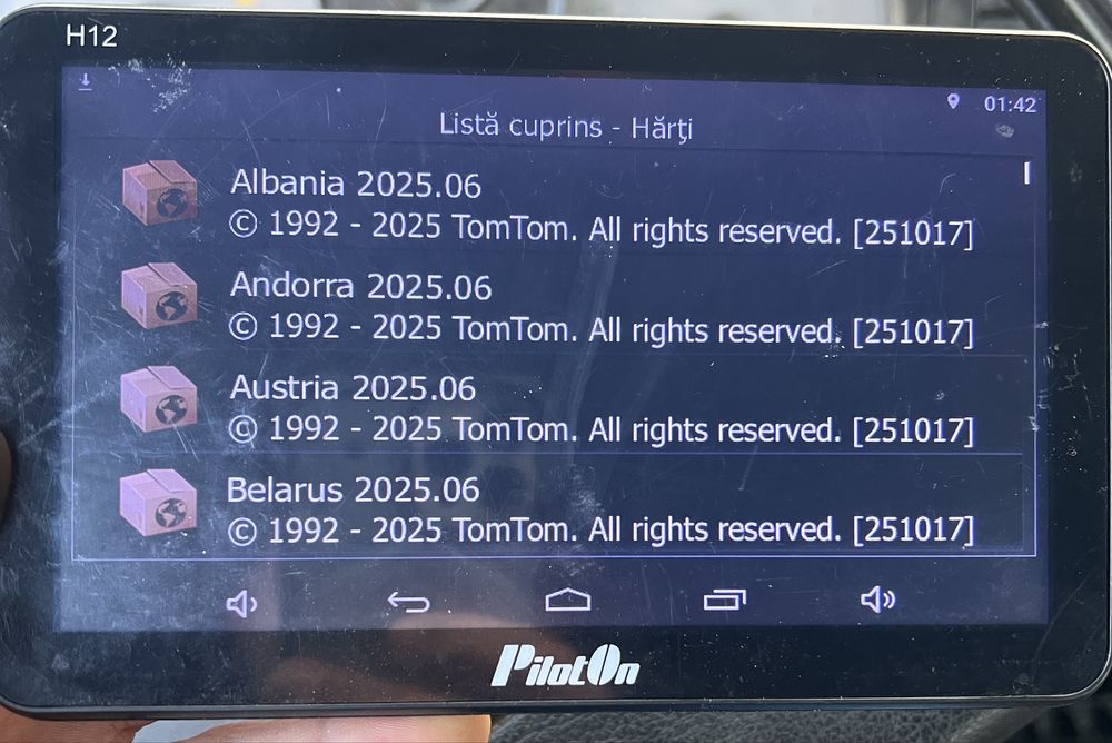 Actualizari GPS camion IGO  TomTom si android tabletă