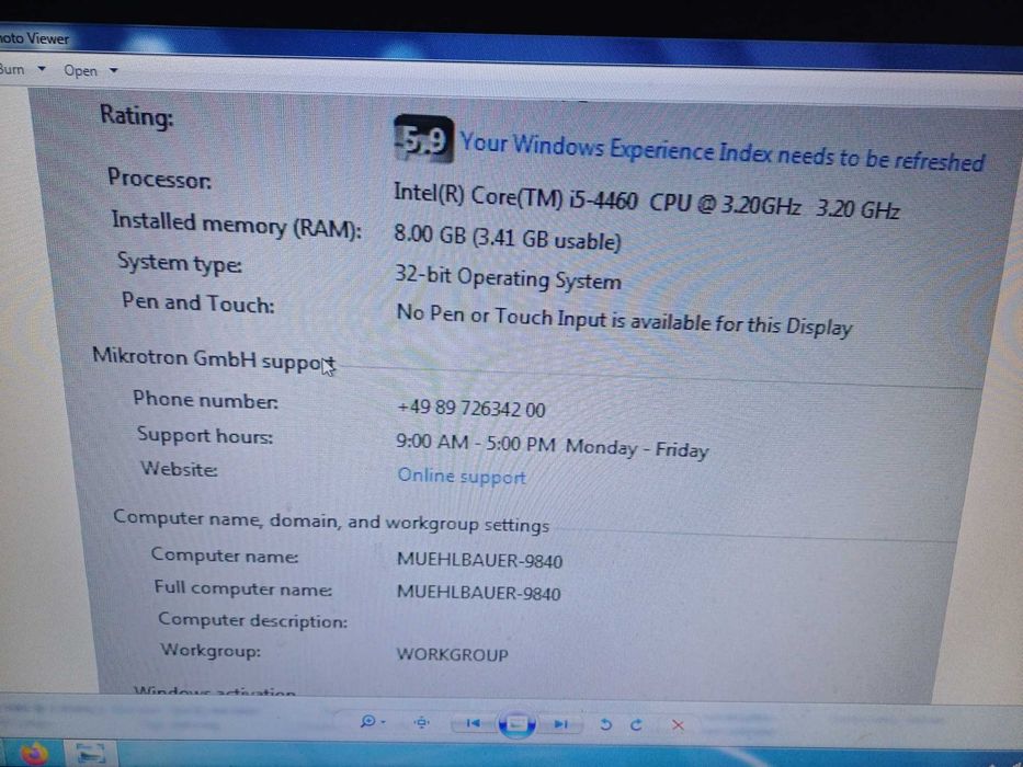 Unitate PC Desktop Intel i5 4460, 3,20 Ghz, 8GB, XFX Radeon HD5770