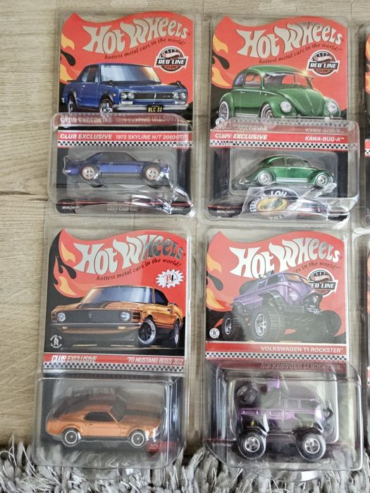 Hot Wheels Red Line Club Cars колекционерски колички 1:64 premium RLC