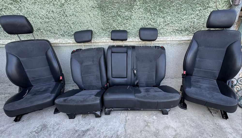 Череж салон кожа и алкантара за Mercedes ML W164 facelift