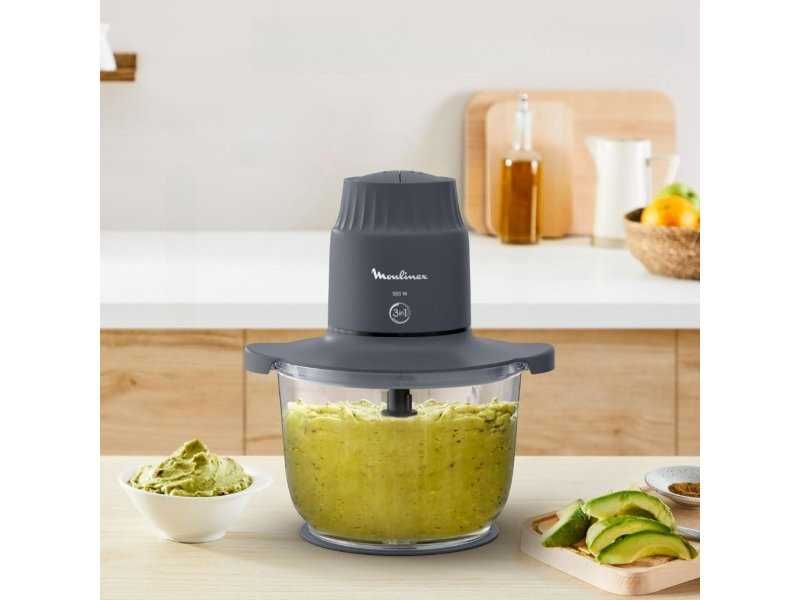 Кухненски Чопър със Стъклена Купа Moulinex DJ602110 Choppeo, 500 W