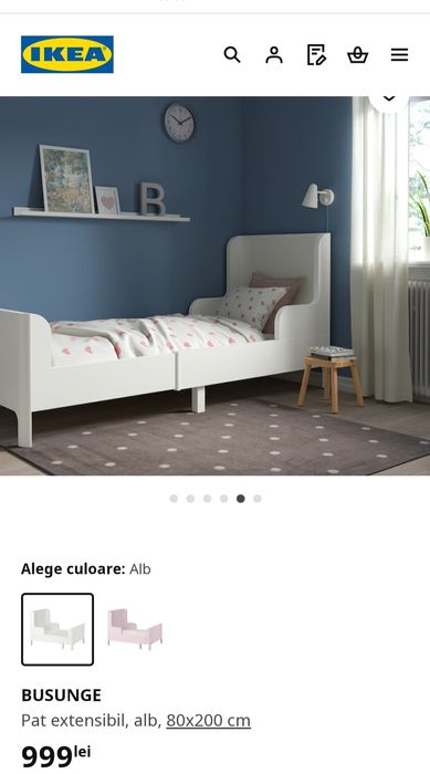 Paturi Ikea copiii ,care crește