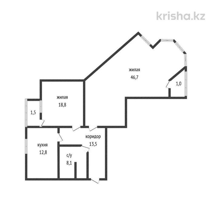 Продажа 2-комнатной квартиры в 5 мкр