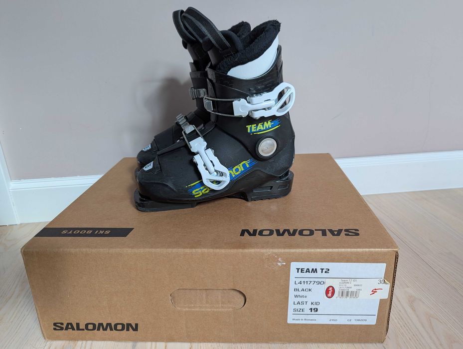 Clapari ski copii SALOMON Team T2 marimea Mondo 19 (EU 30)