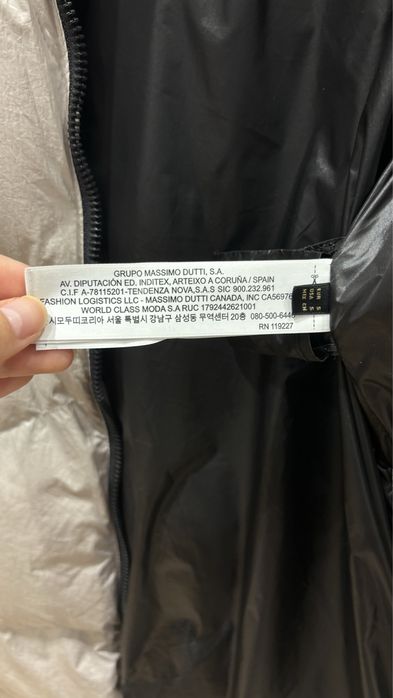Зимний пуховик massimo dutti М размер, куртка max&co