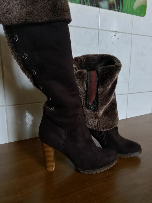 Сапоги женские утеплённые