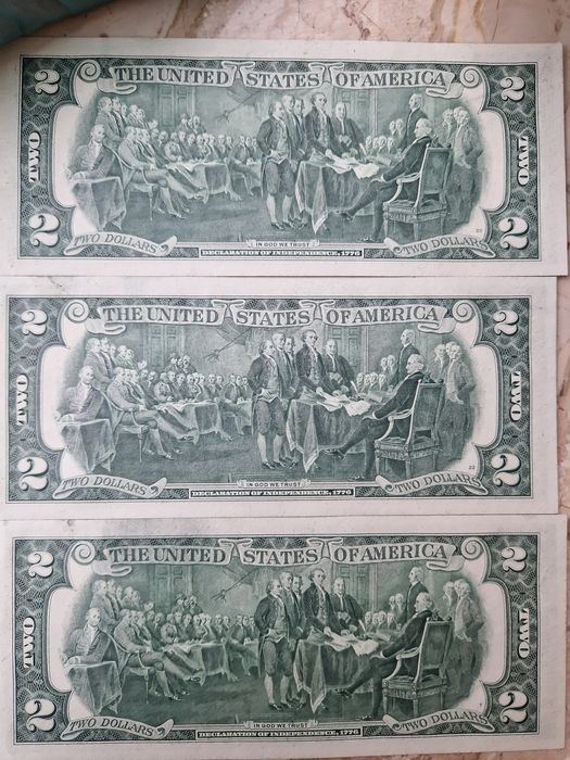 2 долара 1976г UNC юбилейни