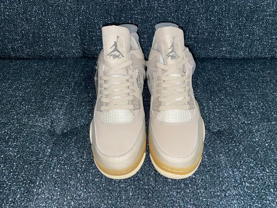 Încălțăminte NIKE Air Jordan Retro 4 off white nr 45