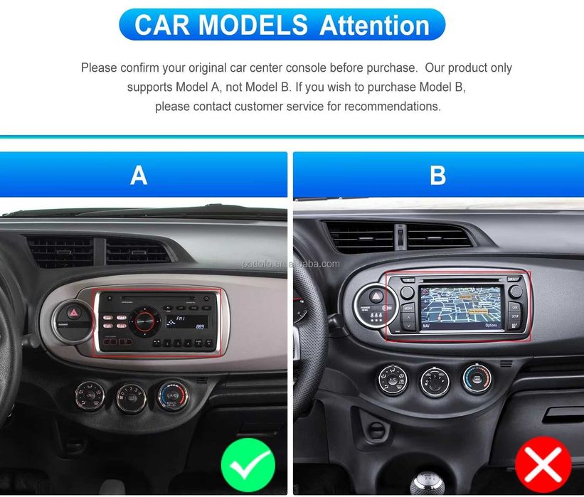 Мултимедия за Toyota Yaris Android Навигация Двоен дин плеър Yaris
