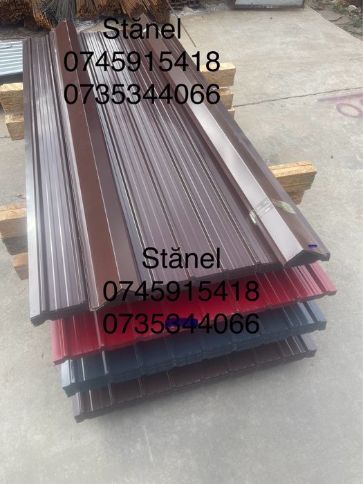 Ofertă! Tablă cutata colorată, începând cu prețul 20 lei bucata