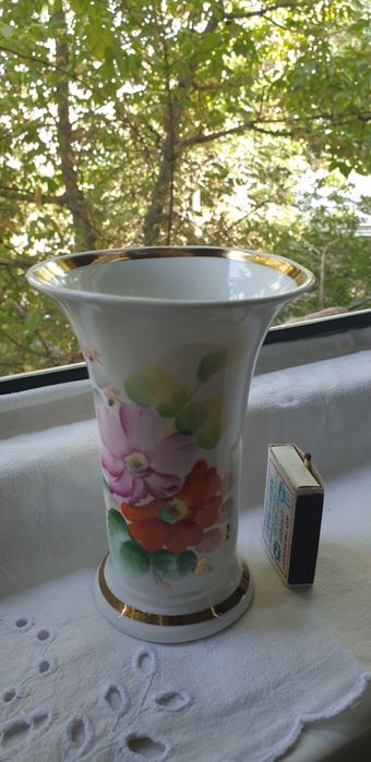 Ваза Дулево ручная роспись