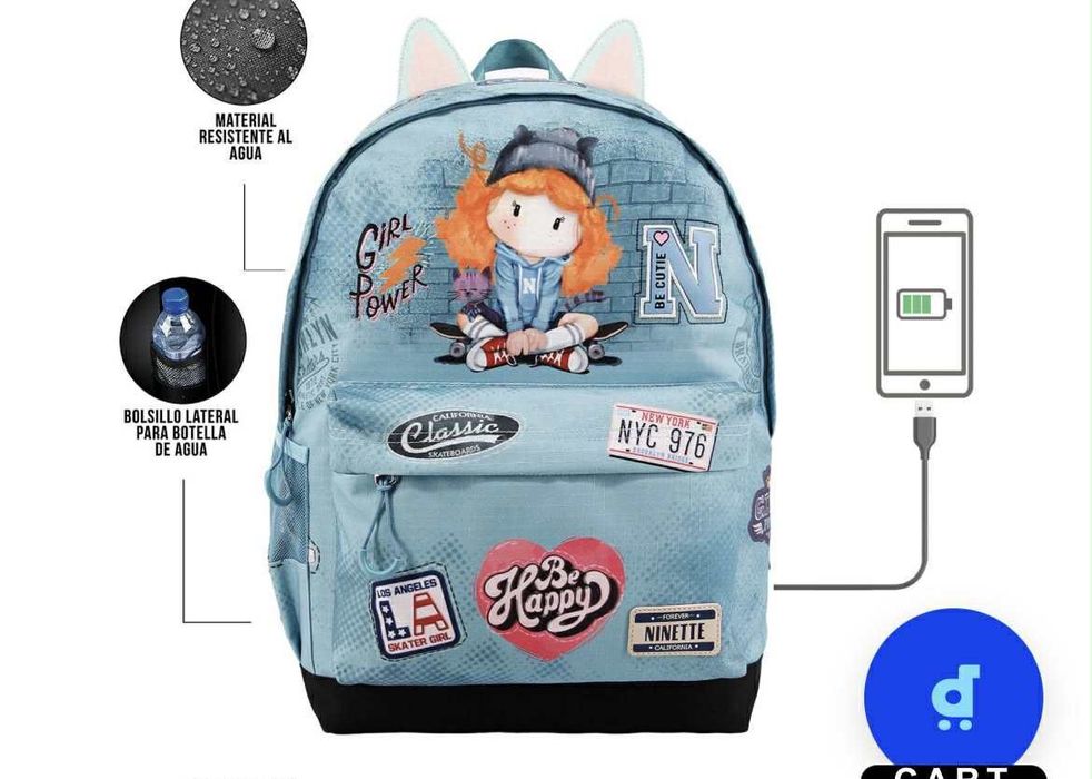 Раница ученическа Forever Ninette