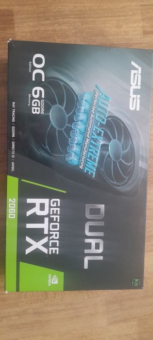 Продам ASUS RTX 2060 Dual 6gb ddr6