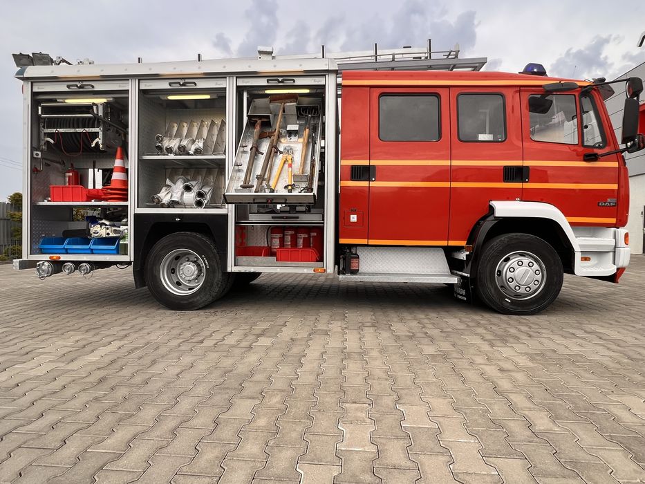 Masina de pompieri Daf, AUTOMATA, echipata si inmatriculata, 3000 L