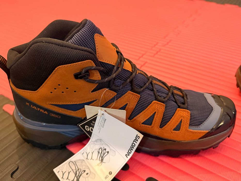 Bocanci Salomon X Ultra 360 Leather Mid GTX, mărimea 46 2/3, noi