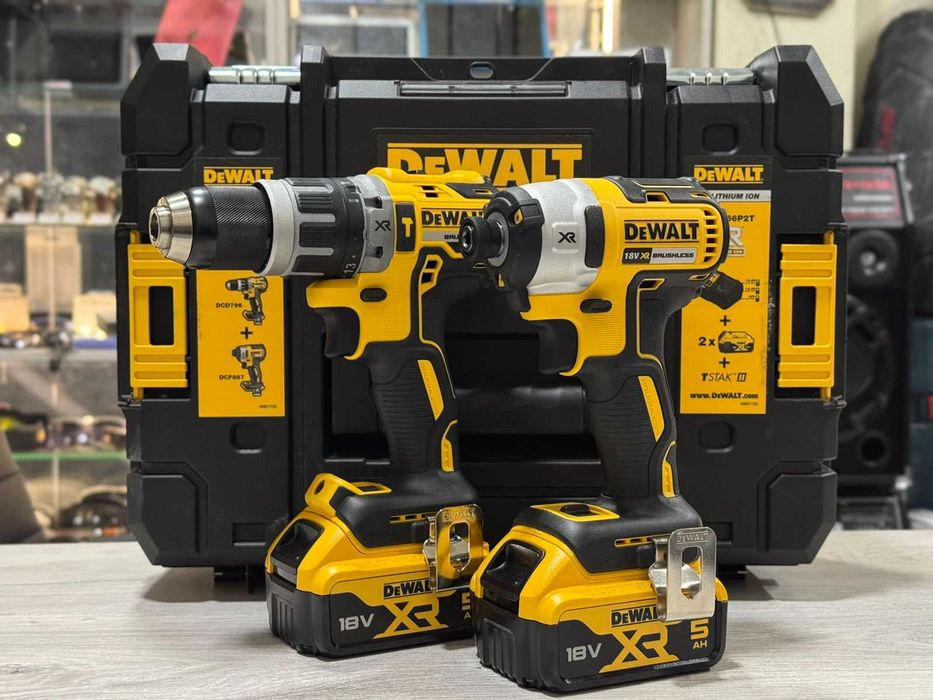 Комплект безчетков винтоверт и бормашина DeWALT DCK266P2T