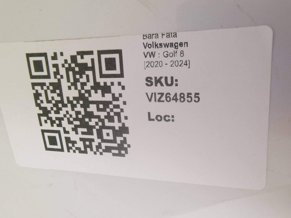 Bara Fata Volkswagen VW  Golf 8 2020 2021 2022 2023 2024 GTI, R-Line O