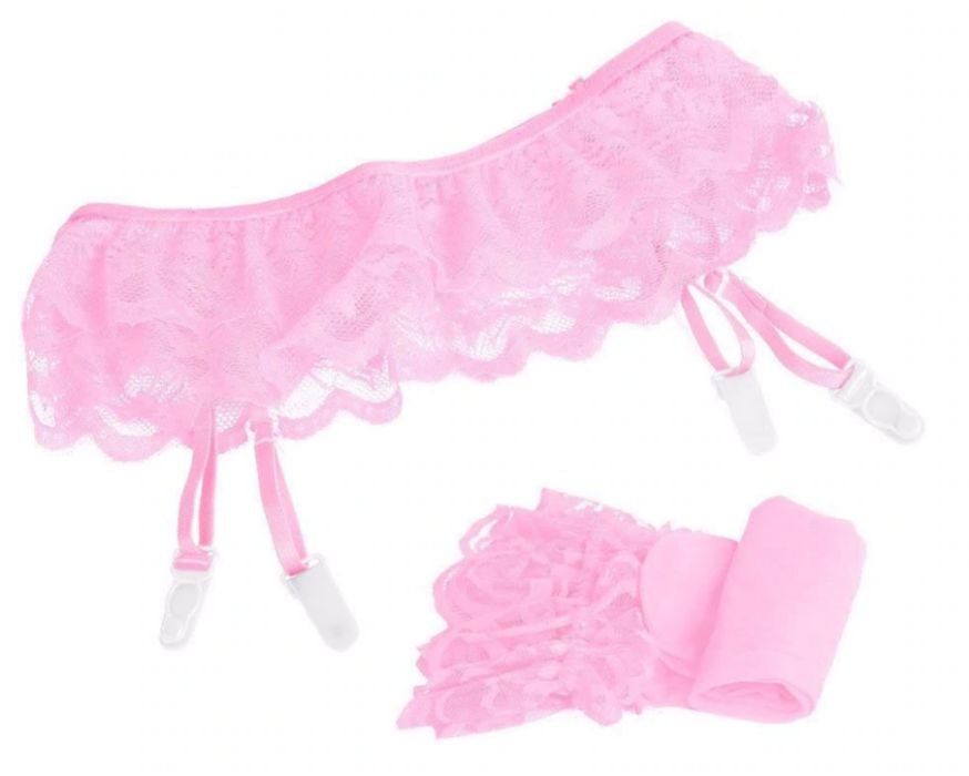 Комплект жартиери с чорапи