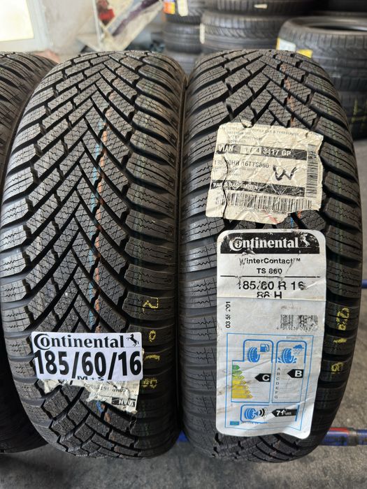 185/60/16 continental noii m+s