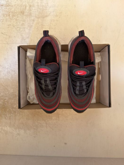 Nike Air Max 97 (GS) - Черно/Червено - Размер 39 (24.5 см)