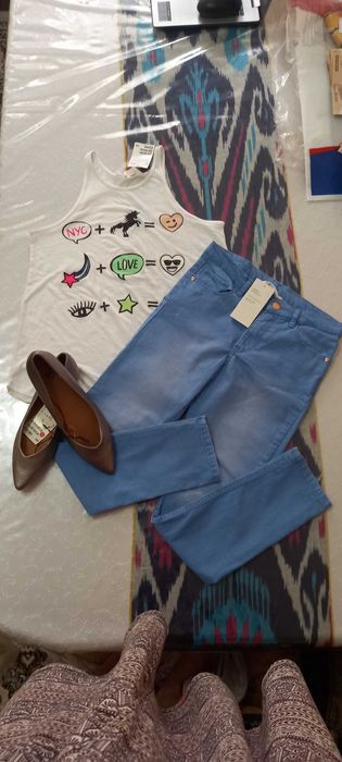 Брюки для девочек. Из Америки. Фирмы H&M. Размер 10-11 лет