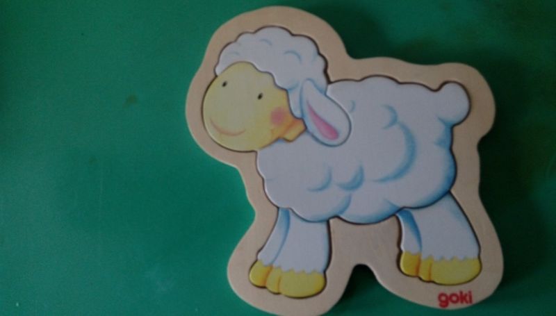 Бебешка дрънкалка My Baby и Дървени пъзели Goki