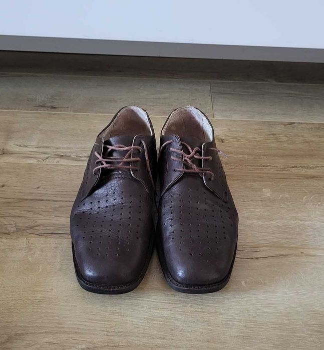 Pantofi militari maro de vară