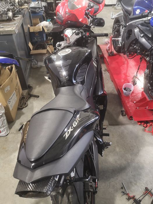Kawasaki zx6r 2007 на части