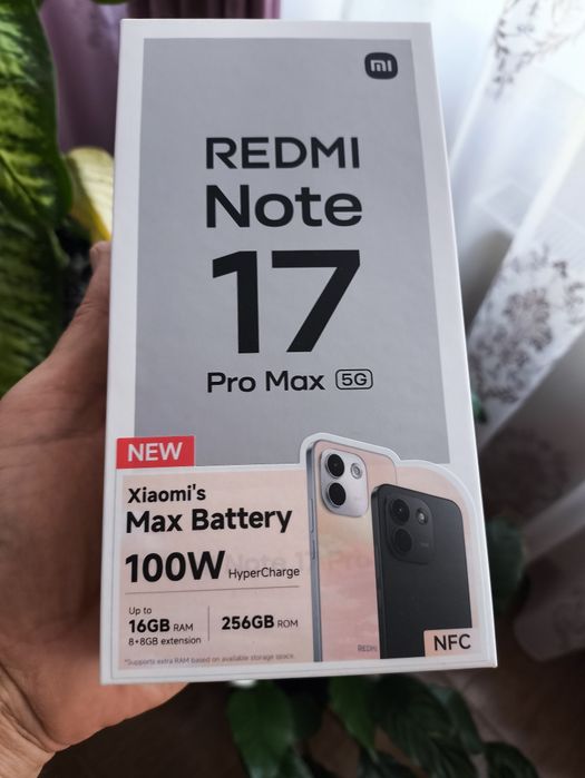 Xiaomi Redmi note 17 pro max,black, sigilat