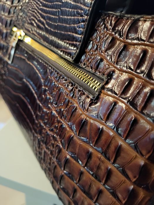 Geanta piele crocodil