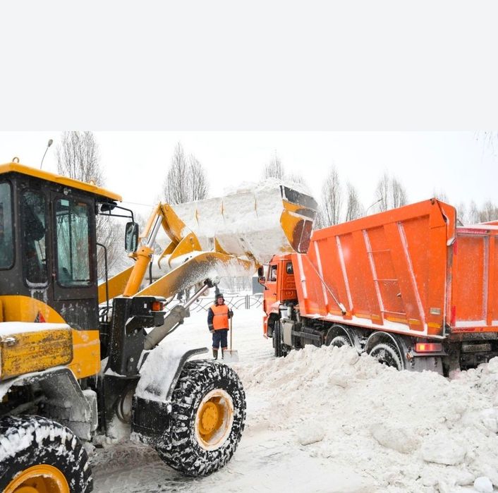 Ручная уборка снега