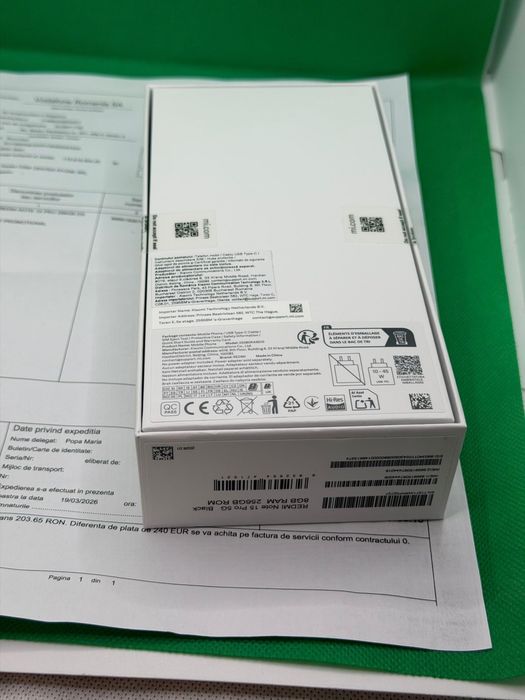 Xiaomi Redmi Note 15 Pro 5G 256/8 Negru