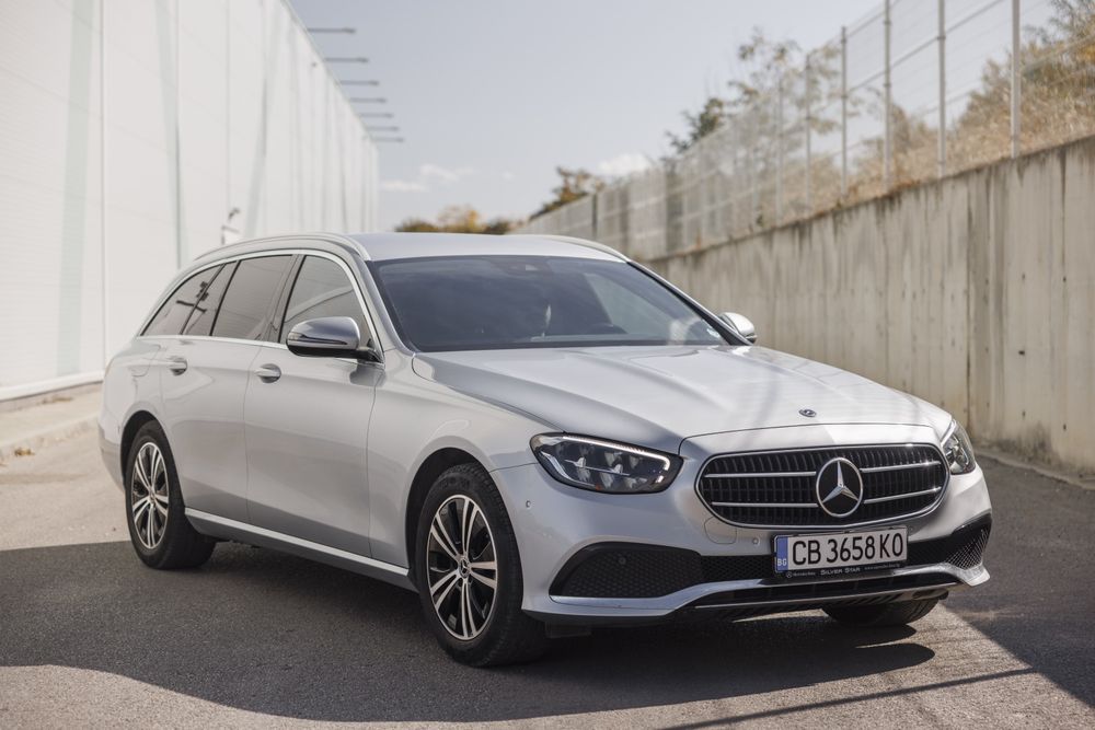 Mercedes E220 Силър Стар Реални 55 хил. км Пълна история Лизинг