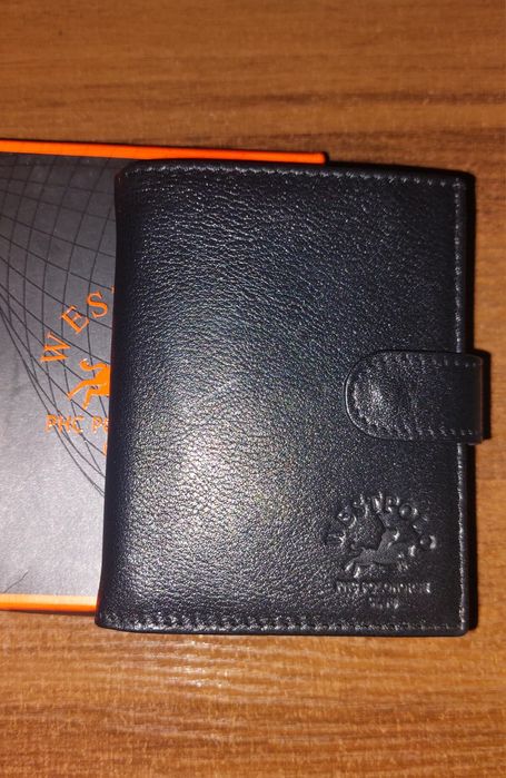 Портмоне WEST POLO, натуральная кожа